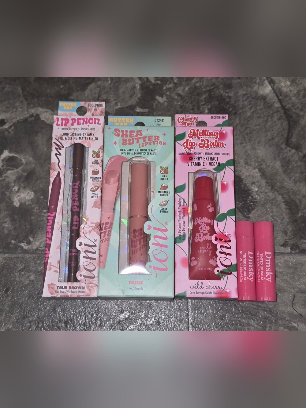 Ioni Shea Butter Lipstick,Melting Lip Balm, Tinted Lip Balms & More BNIB